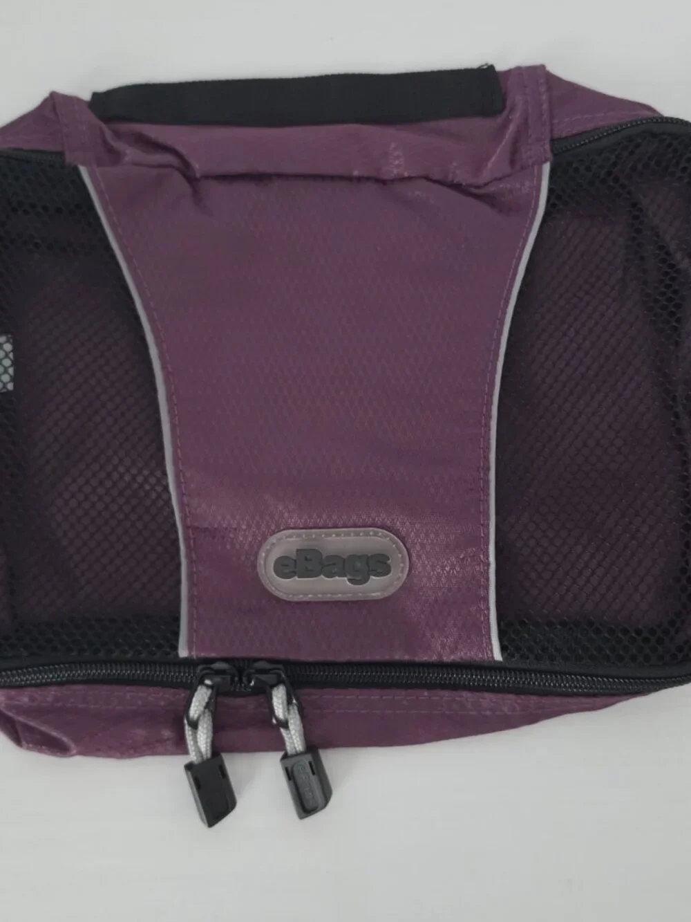 eBags Pack It Flat Toiletries Purple Travel Hanging Bag & Storage Cubes Lot Of 6